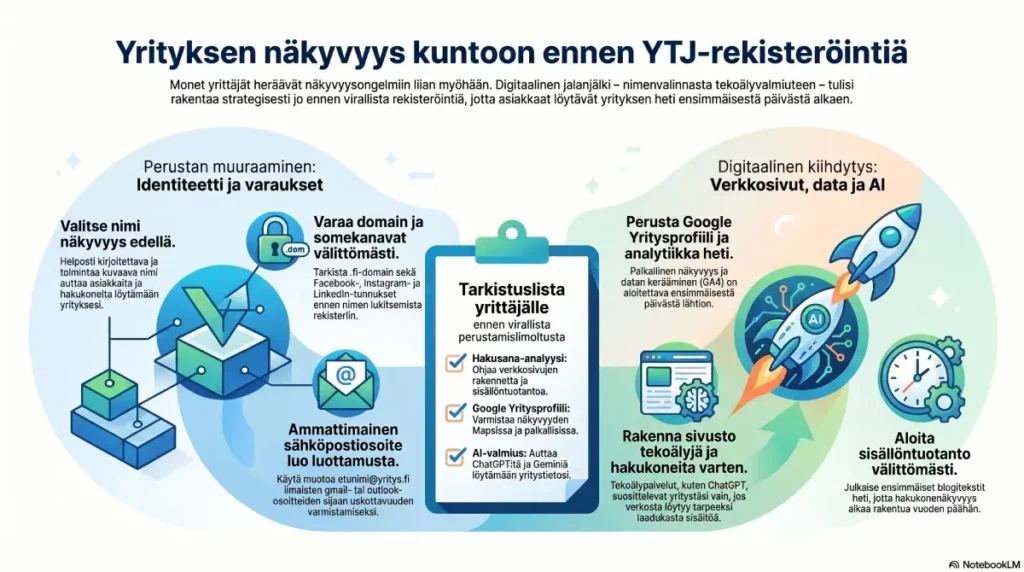 Yritysta perustamassa? Tee nama 10 asiaa ennen YTJ-rekisterointia
