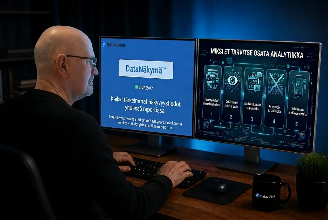 Miksi et tarvitse osata analytiikkaa nähdäksesi, miten yrityksesi näkyy verkossa