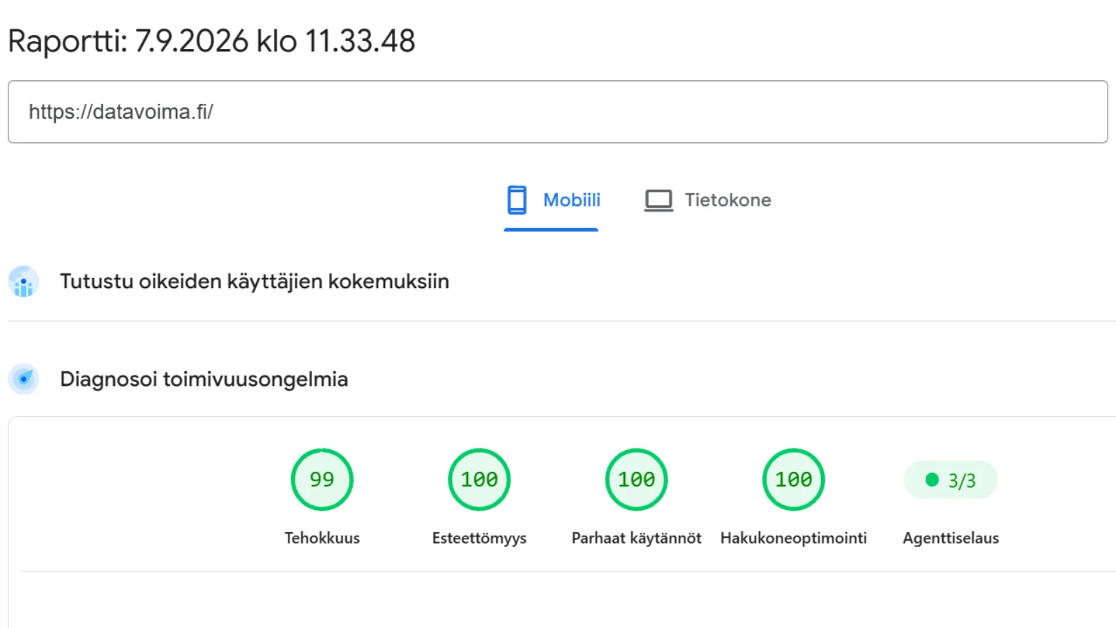 PageSpeed Insights: sivustosi ilmainen terveystarkastus kahdessa minuutissa