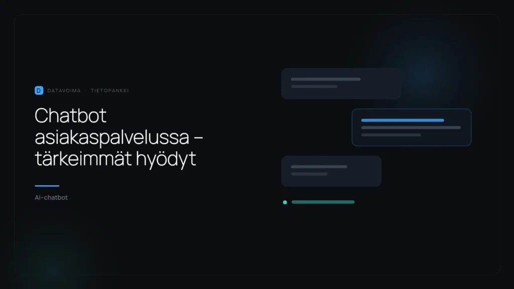 Chatbot asiakaspalvelussa – tärkeimmät hyödyt