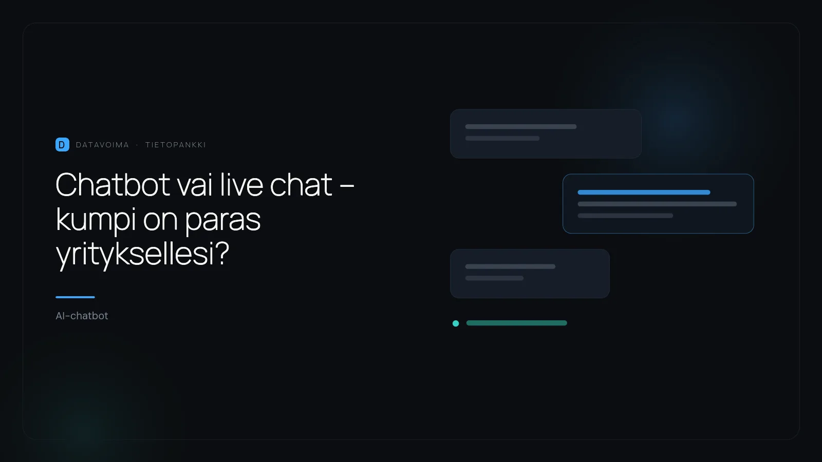 Chatbot vai live chat – kumpi on paras yrityksellesi?